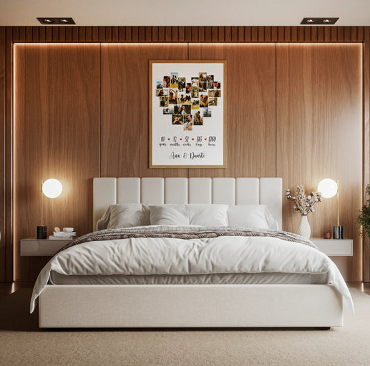 Quadro/Poster - Os Nossos Anos - Personzalizado