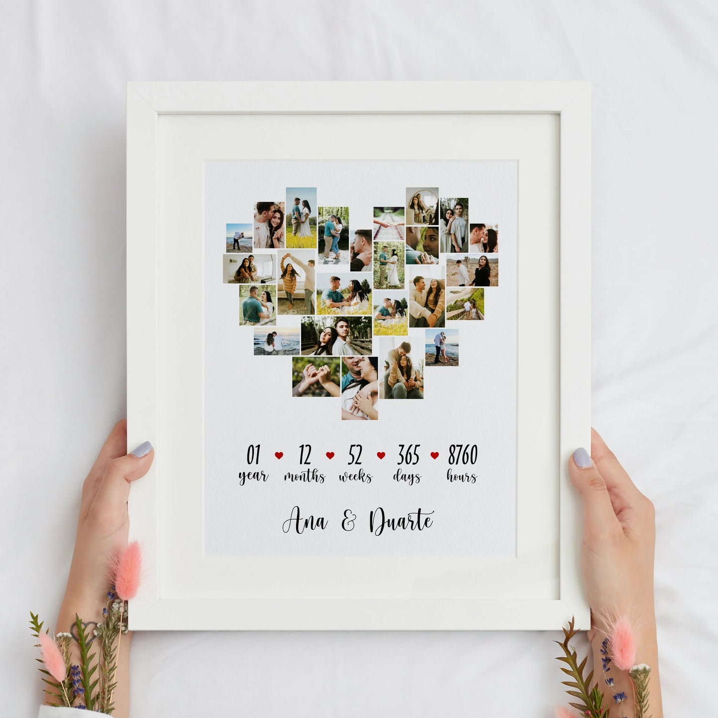 Quadro/Poster - Os Nossos Anos - Personzalizado