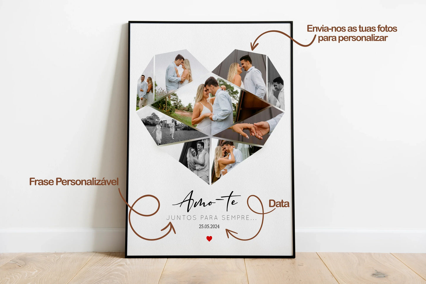 Quadro/Poster - Juntos para Sempre - Personalizado