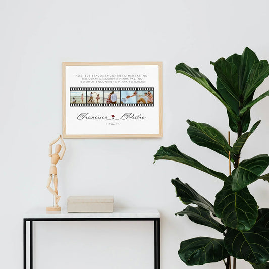 Quadro/Poster - Nos Teus Braços - Personalizado