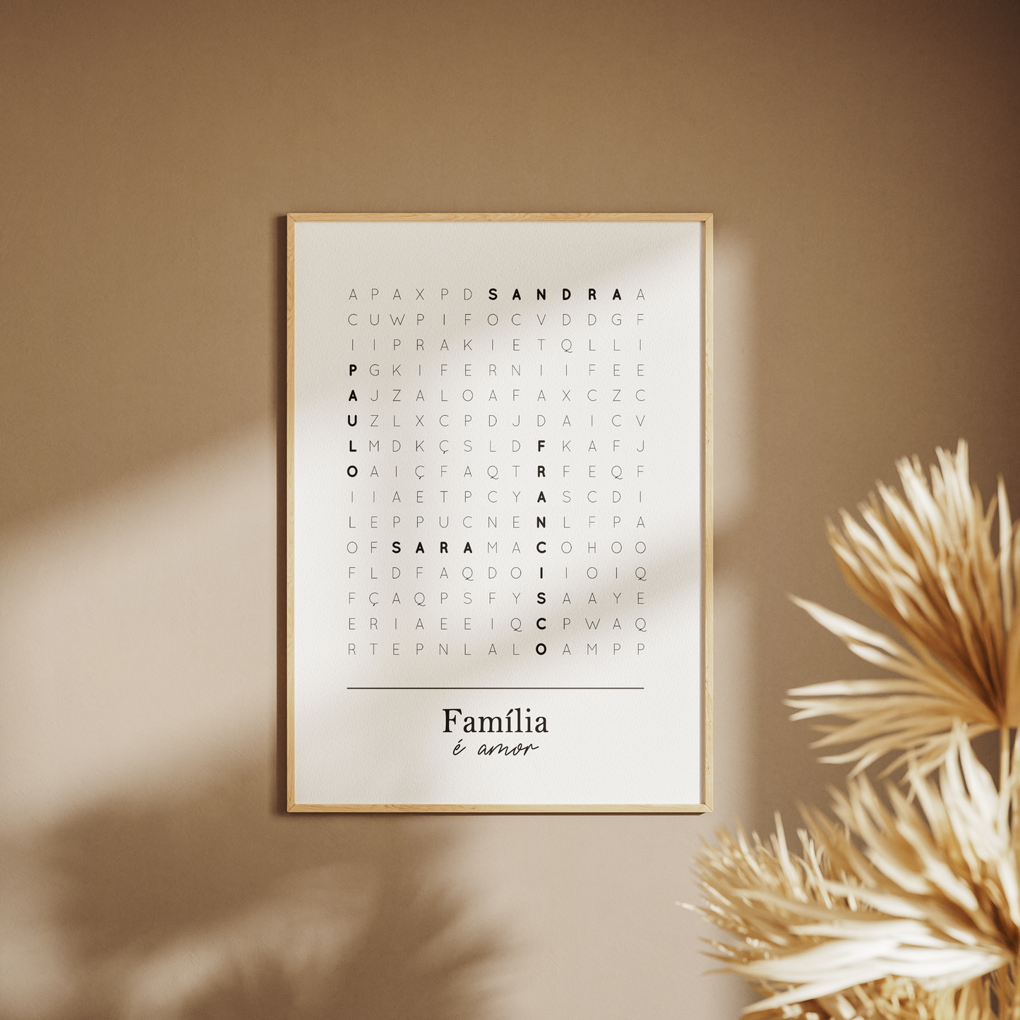 Quadro/Poster - Família é Amor