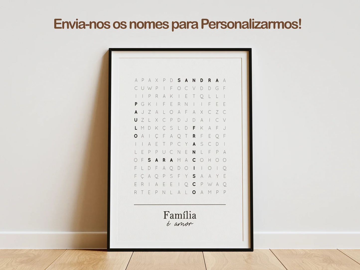 Quadro/Poster - Família é Amor