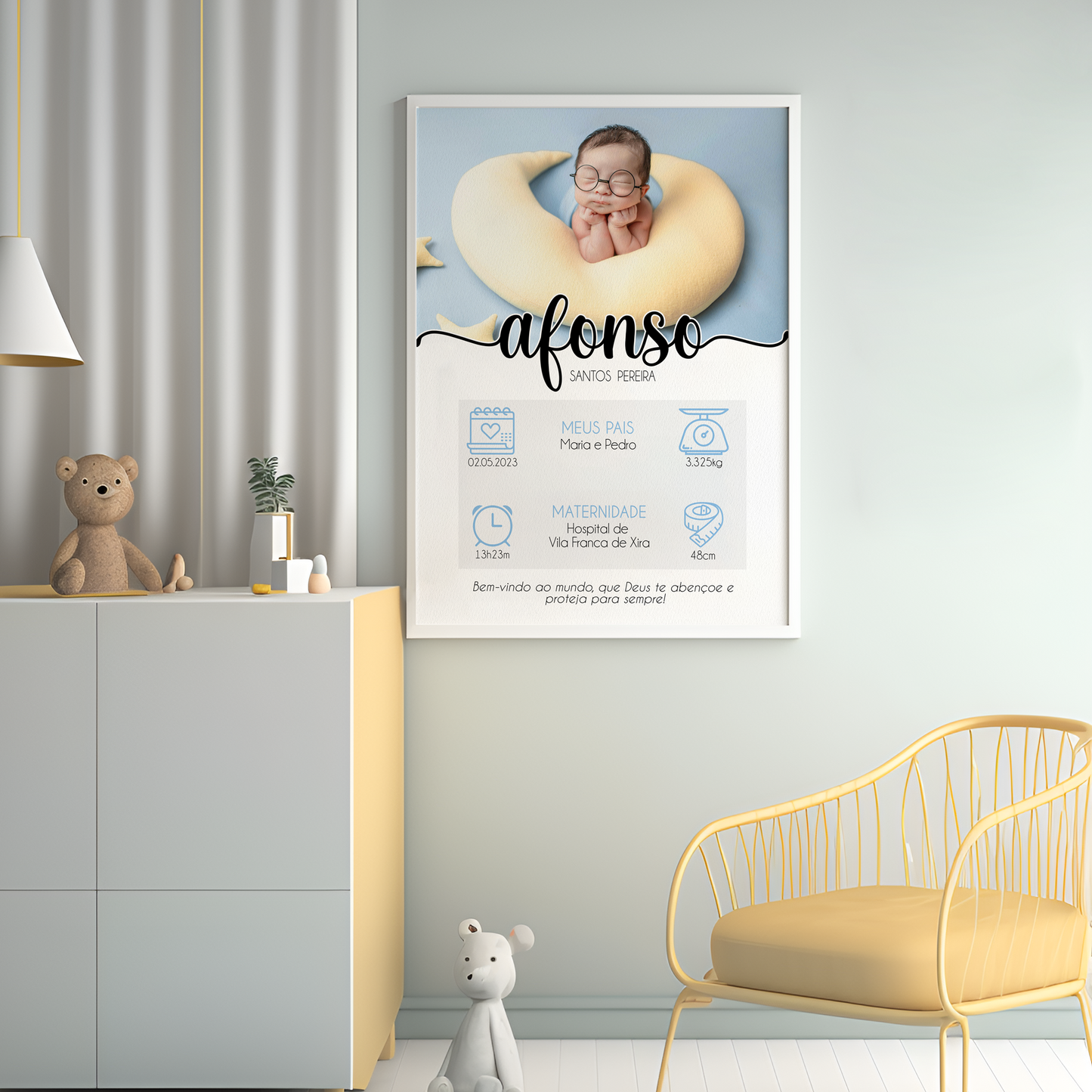 Quadro/Poster - Bem-vindo ao Mundo