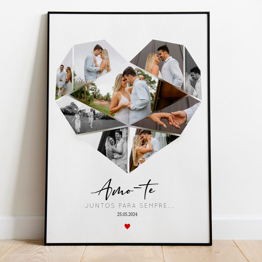 Quadro/Poster - Juntos para Sempre - Personalizado