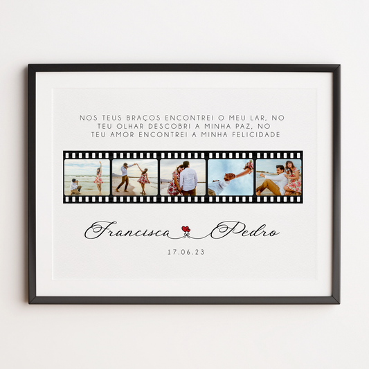 Quadro/Poster - Nos Teus Braços - Personalizado