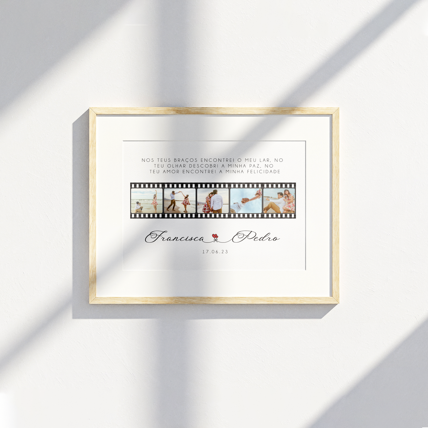 Quadro/Poster - Nos Teus Braços - Personalizado