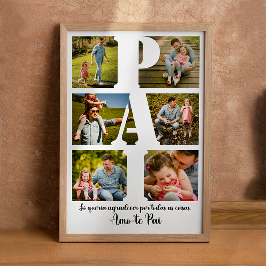 Quadro/Poster - Amo-te Pai