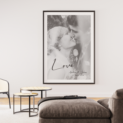 Quadro/Poster - Love - Personalizado